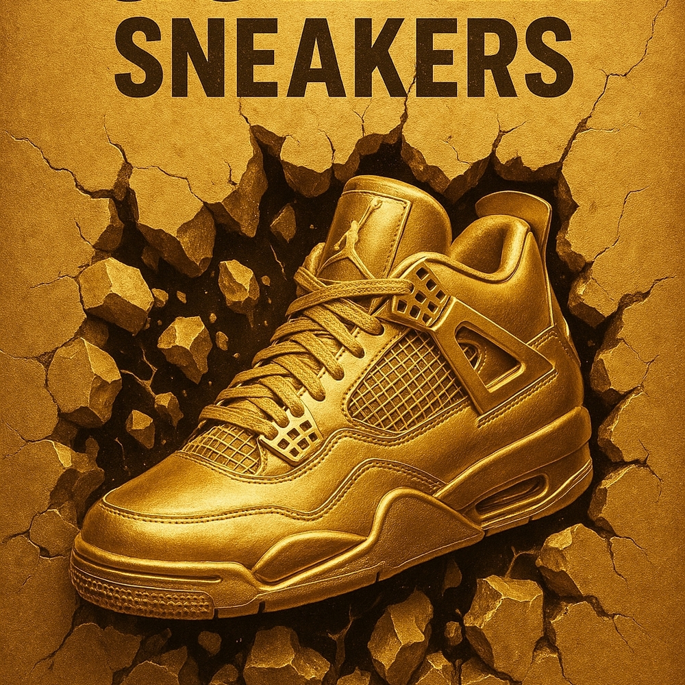 Jordan Gold Athletic Shoes